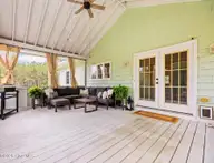 230 Causey Road, Vass, NC 28394 — 3-bedroom waterfront home in Horse Country, Vass, NC, photo 4 of 44: Front Porch