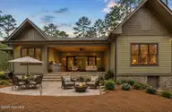 12 Hemlock Court, Pinehurst, NC 28374 — 3-bedroom home in Forest Creek, Pinehurst, NC, photo 6 of 58: Rear of Home - AI STAGED