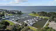 590 Marina Drive E-5, Pine Knoll Shores, NC 28512 — 3-bedroom waterfront condo in Beacon's Reach, Pine Knoll Shores, NC, photo 20 of 31: Marina opening to Bogue Sound