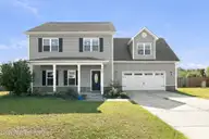 203 Chestwood Drive, Hubert, NC 28539 — 3-bedroom waterfront home in Kingsbridge II, Hubert, NC, photo 1 of 48