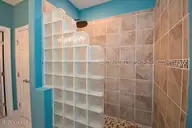 1700 Salter Path Road K-102, Indian Beach, NC 28512 — 2-bedroom waterfront condo in The Ocean Club, Indian Beach, NC, photo 20 of 45: Walk-in Shower