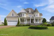 359 Bay Run, Newport, NC 28570 — 4-bedroom waterfront home in Bluewater Banks, Newport, NC, photo 2 of 74: Front of Home
