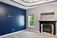 315 Chestnut Drive, Vass, NC 28394 — 4-bedroom home in Woodlake, Vass, NC, photo 15 of 27: Master Bedroom with Fireplace