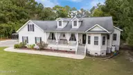 75 Seaview Court, Bath, NC 27808 — 3-bedroom waterfront home in Carolina Shores, Bath, NC, photo 4 of 44: front of house 2
