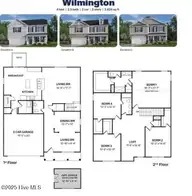 1015 Queensland Lane, Ayden, NC 28513 — 4-bedroom home in East Ridge, Ayden, NC, photo 2 of 4: Wilmington Floorplan