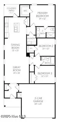 1099 Hanson Drive, Leland, NC 28451 — 3-bedroom home in East Lake, Leland, NC, photo 16 of 16: Nest - Floorplan