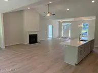 63 Waterfall Lane, Whiteville, NC 28472 — 4-bedroom waterfront home in Waterfall Estates, Whiteville, NC, photo 3 of 22: GREAT ROOM PROGRESS 1