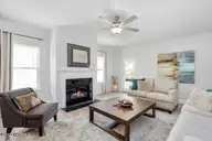 100 Shoal Lane, New Bern, NC 28562 — 3-bedroom home in Belle Oaks, New Bern, NC, photo 12 of 23: Living Room
