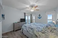 1840 New River Inlet Road 2308, North Topsail Beach, NC 28460 — 2-bedroom waterfront condo in Topsail Dunes, North Topsail Beach, NC, photo 23 of 44: Master Bedroom