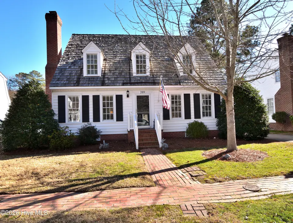 209 Old Colony Way, Rocky Mount, NC 27804 — 3-bedroom home in Colonial Trace, Rocky Mount, NC, photo 1 of 34: Front View