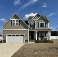 317 Shortleaf Drive, Grimesland, NC 27837 — 4-bedroom home in Kennedy's Crossing, Grimesland, NC, photo 1 of 48: front