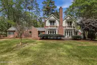 285 N Bethesda Road, Southern Pines, NC 28387 — 4-bedroom home in Weymouth Height, Southern Pines, NC, photo 5 of 68: Rear Exterior