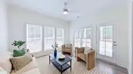 120 Edgewater Drive, West End, NC 27376 — 3-bedroom home in Seven Lakes North, West End, NC, photo 4 of 44: sunroom