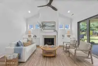 1213 Rockhill Road, Castle Hayne, NC 28429 — 4-bedroom waterfront home in Sunset Reach, Castle Hayne, NC, photo 5 of 63: Living area virtually staged
