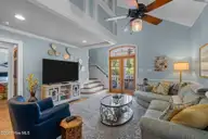 1207 Timber Trail, Emerald Isle, NC 28594 — 4-bedroom waterfront home, Emerald Isle, NC, photo 5 of 63: 1207 Timber Trail Living room
