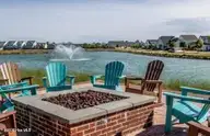 384 Barnacle Run, Wilmington, NC 28412 — 3-bedroom townhome in Riverlights, Wilmington, NC, photo 12 of 13: fire pit photo