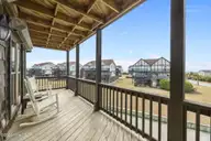 102 Diann Drive A2, Emerald Isle, NC 28594 — 2-bedroom condo in Ocean Reef, Emerald Isle, NC, photo 21 of 40: Front Porch with Ocean Views