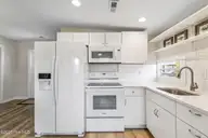 1616 Bonito Lane, Carolina Beach, NC 28428 — 2-bedroom manufactured home in Wilmington Beach, Carolina Beach, NC, photo 11 of 32: Kitchen