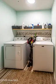 206 Hominy Court, Hubert, NC 28539 — 3-bedroom home in Ole Mill Village, Hubert, NC, photo 12 of 27: Laundry room