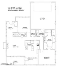 102 Dartmoor Lane, Seven Lakes, NC 27376 — 4-bedroom waterfront home in Seven Lakes South, Seven Lakes, NC, photo 2 of 58: Main Level Floor Plan