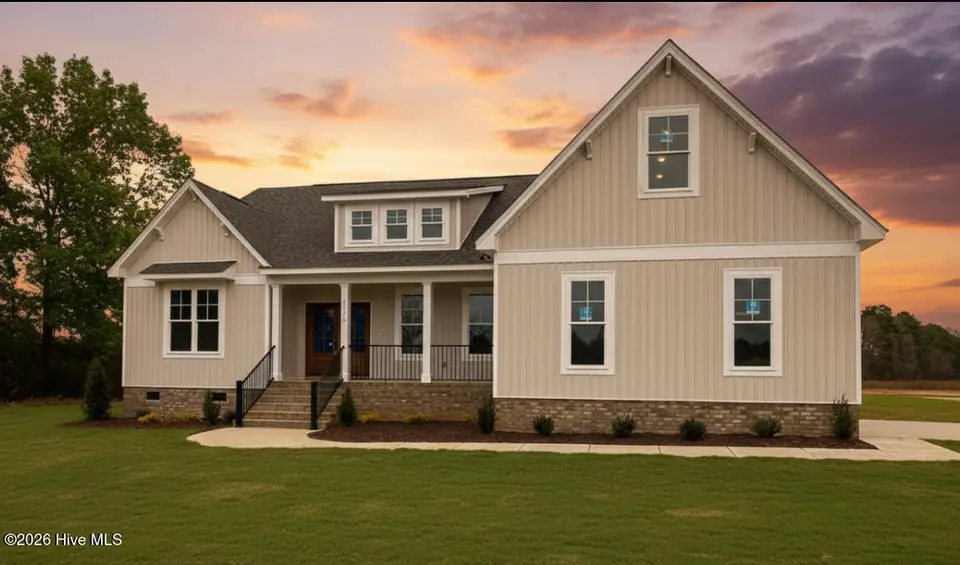 2396 Heartland Road, Battleboro, NC 27809 — 3-bedroom home in The Farm at Red Oak, Battleboro, NC, photo 1 of 58: Bancroft front w grass