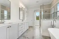 534 Sheldrake Court, Beaufort, NC 28516 — 4-bedroom home in Beau Coast, Beaufort, NC, photo 19 of 64: Primary Bathroom