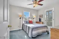 6707 Kings Lynn Drive, Oak Island, NC 28465 — 3-bedroom waterfront home in Kings Lynn, Oak Island, NC, photo 18 of 51: bed 3