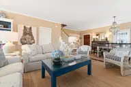 122 Front Street & Slip, Beaufort, NC 28516 — 4-bedroom waterfront home, Beaufort, NC, photo 18 of 63: Open concept living with fireplace