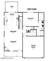 686 Springtooth Drive, Zebulon, NC 27597 — 3-bedroom home in Harvest Meadows, Zebulon, NC, photo 7 of 8: First Floor
