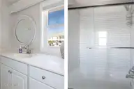 1509 Ocean Drive West, Emerald Isle, NC 28594 — 4-bedroom waterfront townhome in Emerald Isle By The Sea, Emerald Isle, NC, photo 13 of 26: 2 Seas the Day West 025 king bath 2nd le