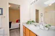 129 Indigo Drive, Emerald Isle, NC 28594 — 3-bedroom home in Bluewater Bay, Emerald Isle, NC, photo 15 of 29: Guest Bath