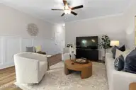 234 Cline Way Unit 128, Beaufort, NC 28516 — 3-bedroom townhome in 1809 Live Oak, Beaufort, NC, photo 9 of 42: Living Room