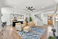 212 Shoreview Drive, New Bern, NC 28562 — 3-bedroom waterfront home in Stillwater Harbour, New Bern, NC, photo 3 of 49: Living-Kitchen