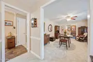 2009 Johnson Road, Elizabeth City, NC 27909 — 3-bedroom home in Hickory Acres, Elizabeth City, NC, photo 16 of 49: View of Hall and Formal Living Room