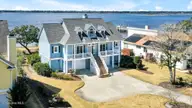 9004 Saint Stephens Place, Wilmington, NC 28412 — 5-bedroom waterfront home in East Bank Landing, Wilmington, NC, photo 5 of 65: 9004SaintStephensPlaceDrone-3