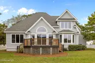 107 Magens Way, Cedar Point, NC 28584 — 3-bedroom waterfront home in Magens Bay, Cedar Point, NC, photo 13 of 58: Back Exterior
