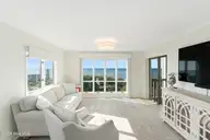 525 Salter Path Road C-5 The Breakers, Pine Knoll Shores, NC 28512 — 3-bedroom waterfront condo in Beacon's Reach, Pine Knoll Shores, NC, photo 4 of 51: Living room with ocean views