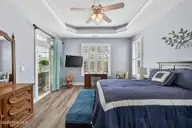 1230 Nightingale Court, Leland, NC 28451 — 3-bedroom waterfront home in Waterford of the Carolinas, Leland, NC, photo 22 of 75: Primary Bedroom