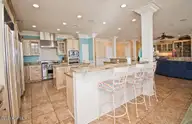 5715 Ocean Drive, Emerald Isle, NC 28594 — 8-bedroom waterfront home in Surf Landing Cove, Emerald Isle, NC, photo 12 of 64: Kitchen