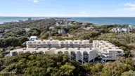 650 Salter Path Road 303, Pine Knoll Shores, NC 28512 — 2-bedroom waterfront condo in Ocean Bay Villas, Pine Knoll Shores, NC, photo 1 of 43: Aerial View