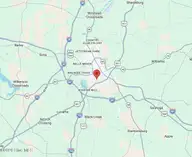 1407 Goldsboro Street S, Wilson, NC 27893 — lot in WN & WD Hackney, Wilson, NC, photo 5 of 5: Google Aerial Map