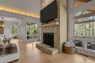 26 Cumberland Drive, Pinehurst, NC 28374 — 3-bedroom home in Forest Creek, Pinehurst, NC, photo 16 of 57: Living Room Fireplace