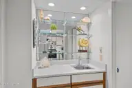 590 Marina Drive E-5, Pine Knoll Shores, NC 28512 — 3-bedroom waterfront condo in Beacon's Reach, Pine Knoll Shores, NC, photo 10 of 31: wet bar
