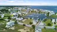 818 Cannonsgate Drive, Newport, NC 28570 — waterfront lot in Cannonsgate, Newport, NC, photo 7 of 23: AERIAL MARINA VIEW