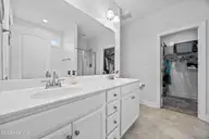 1268 S Shore Drive, Southport, NC 28461 — 3-bedroom home in South Shore Landing, Southport, NC, photo 17 of 49: EnSuite w/ Dual Vanities