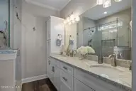 10522 Island Circle, Emerald Isle, NC 28594 — 3-bedroom home in Wyndtree, Emerald Isle, NC, photo 17 of 38: Primary Bathroom