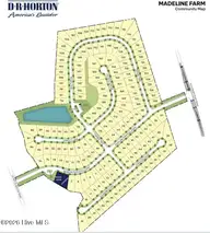 4031 Topsail Trail, New Bern, NC 28560 — 3-bedroom home in Madeline Farm, New Bern, NC, photo 22 of 22: Madeline Farm - Site Map