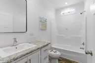 435 Pine Hill Road, West End, NC 27376 — 3-bedroom manufactured home, West End, NC, photo 22 of 28: 435 bath