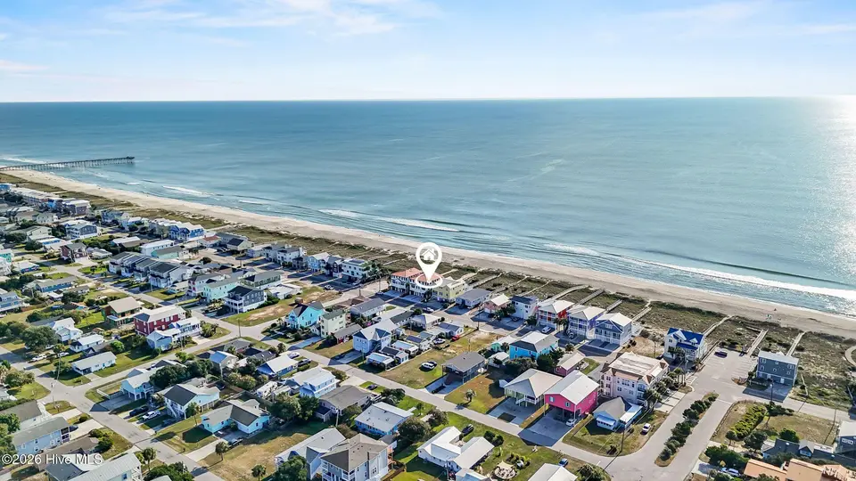 601 Fort Fisher Boulevard S B, Kure Beach, NC 28449 — 4-bedroom waterfront townhome, Kure Beach, NC, photo 1 of 44: 66_drone