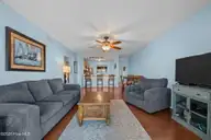1840 New River Inlet Road 2308, North Topsail Beach, NC 28460 — 2-bedroom waterfront condo in Topsail Dunes, North Topsail Beach, NC, photo 8 of 44: Living Room
